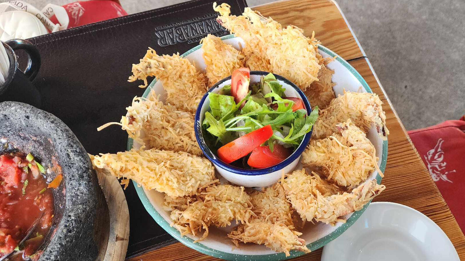 Banana Bar Coconut Shrimp